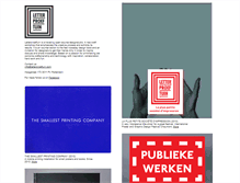 Tablet Screenshot of letterproeftuin.com